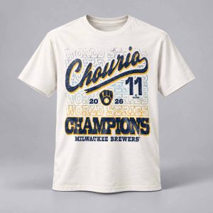 Brewers Jackson Chourio 2026 World Series Champions Shirt 1