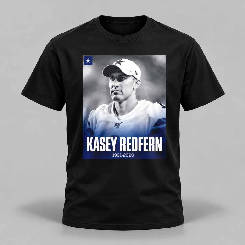 Kasey Redfern 1991 2026 Football Tribute Shirt 1
