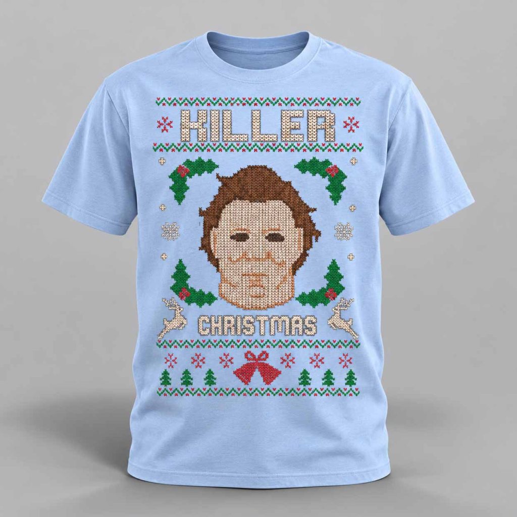 Killer Christmas DTF Transfer Ugly Sweater 1 Killer Christmas DTF Transfer Ugly Sweater 1