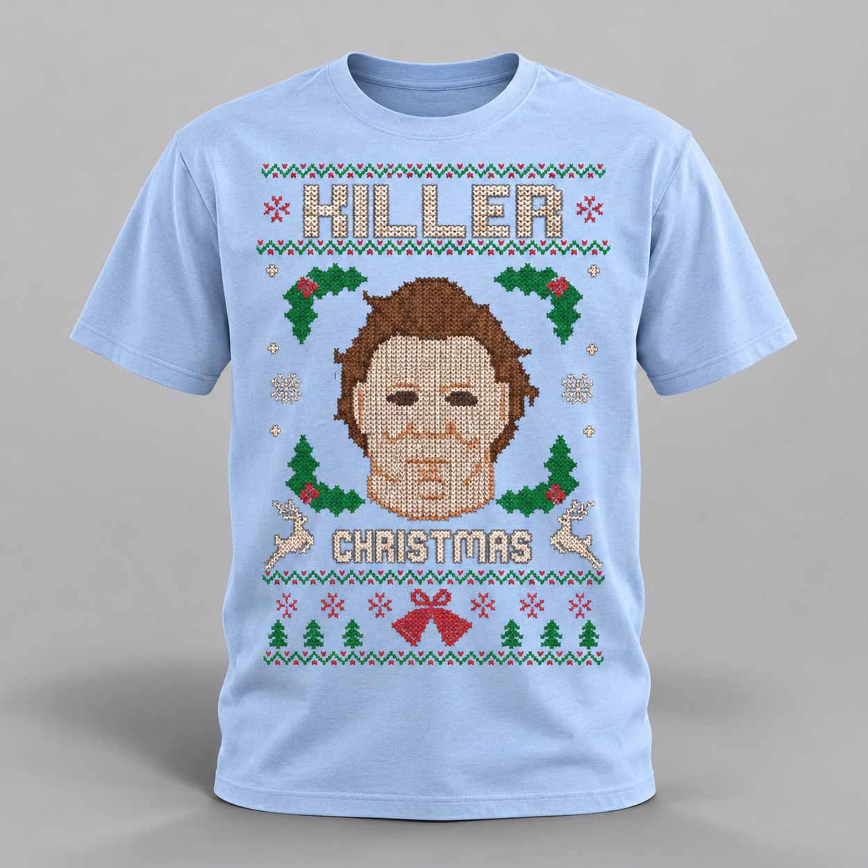 Killer Christmas DTF Transfer Ugly Sweater 1 Killer Christmas DTF Transfer Ugly Sweater 1