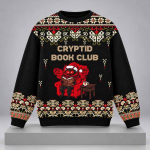 Cryptid Book Club Christmas 2026 Ugly Sweater 1