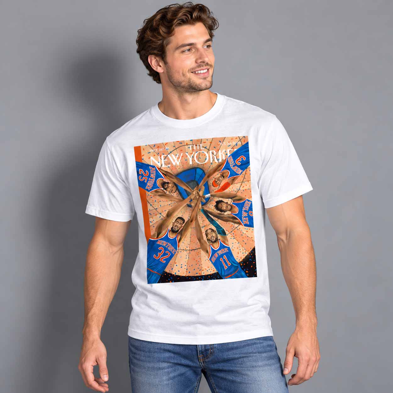 Knicks The New Yorker October 26 2026 Magazine Cover Poster Shirt 2 Knicks The New Yorker October 26 2026 Magazine Cover Poster Shirt 2