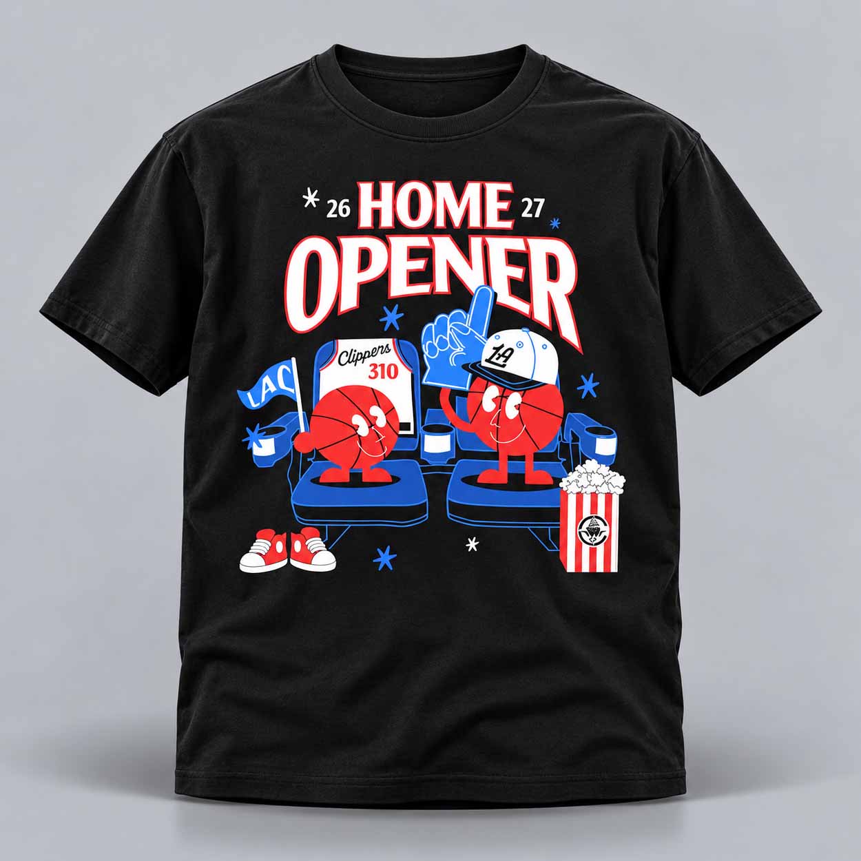 LA Clippers 26-27 Home Opener Shirt 1 LA Clippers 26 27 Home Opener Shirt 1