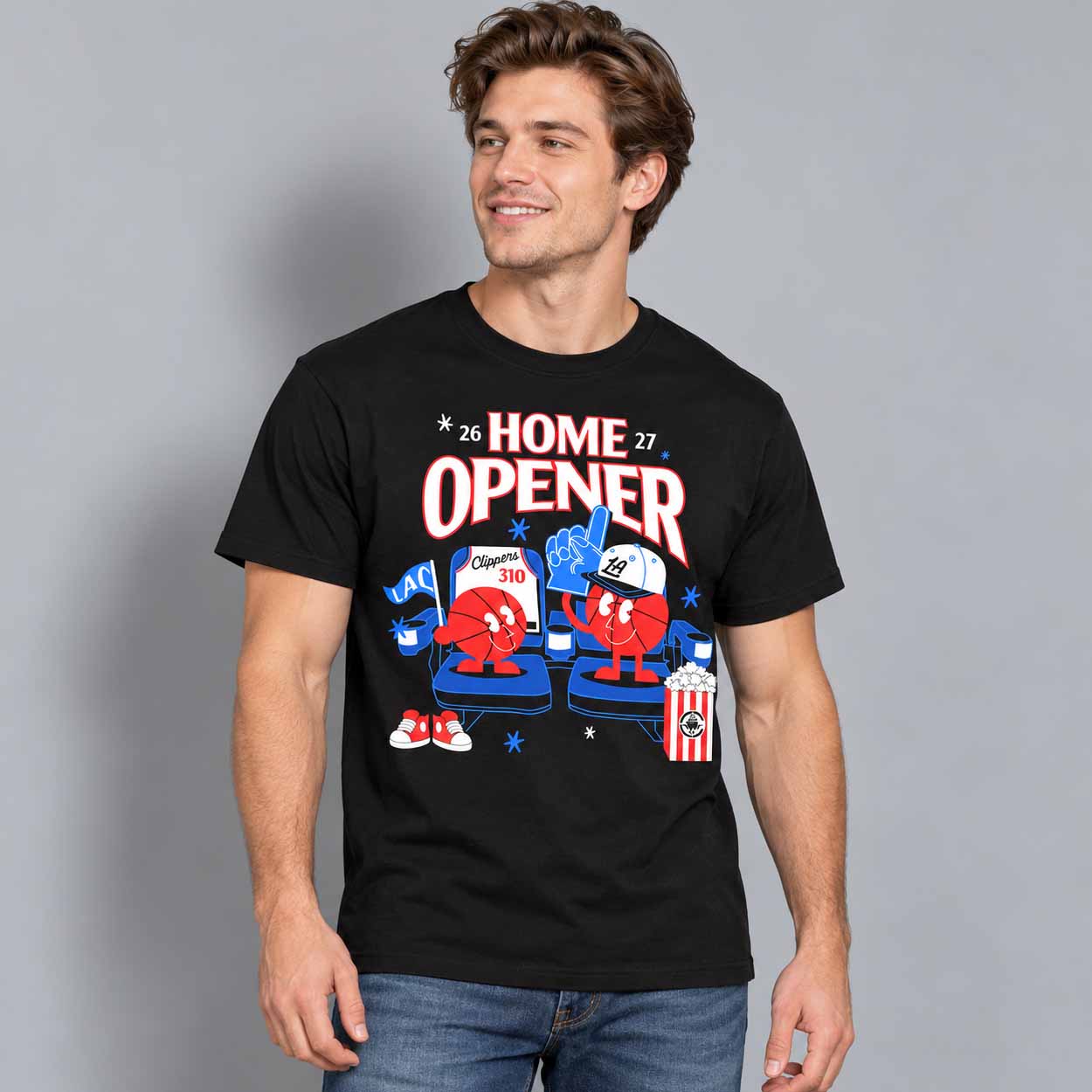LA Clippers 26-27 Home Opener Shirt 2 LA Clippers 26 27 Home Opener Shirt 2