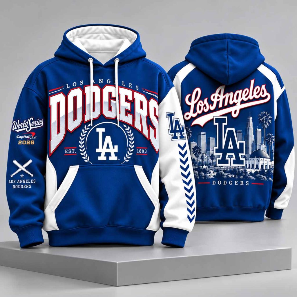 LA Dodgers Est 1883 2026 World Series Pullover Hoodie 1 LA Dodgers Est 1883 2026 World Series Pullover Hoodie 1