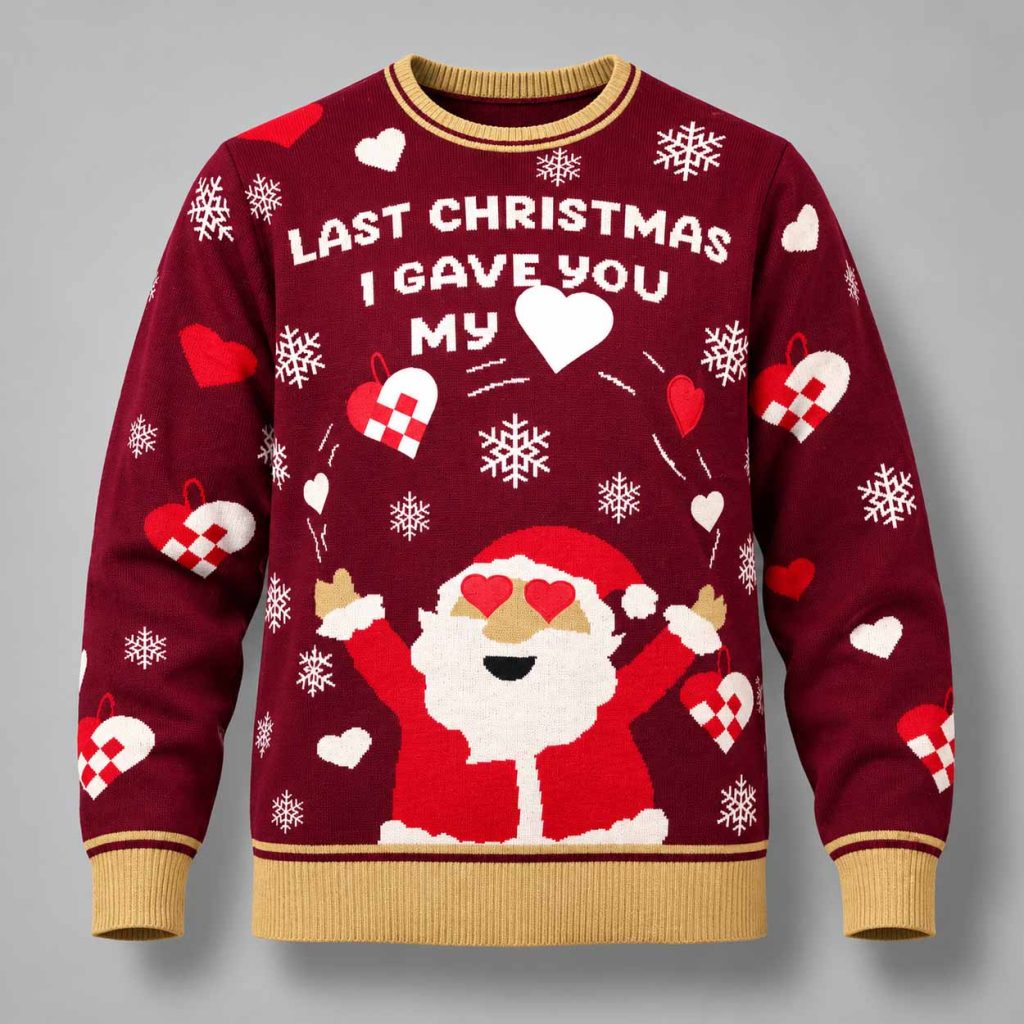 Last Christmas I gave you my Heart Ugly Christmas Sweater 1