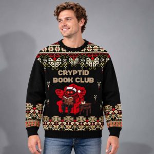 Cryptid Book Club Christmas 2026 Ugly Sweater 2