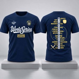 Brewers World Series 2026 Names Shirt 1