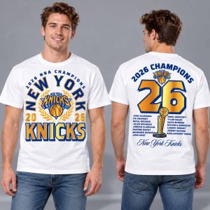 Knicks 2026 Champions Trophy Ring Banner Shirt 2