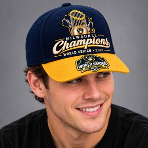 Brewers 2026 World Series Champions Trophy Cup Hat 3 Brewers 2026 World Series Champions Trophy Cup Hat 2
