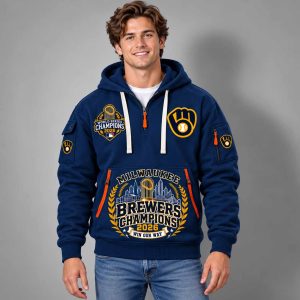 Brewers World Series Champions 2026 Quarter Zip Hoodie 2
