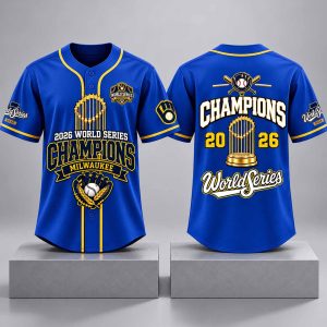 Brewers 2026 World Series Champions Baseball Jersey 1