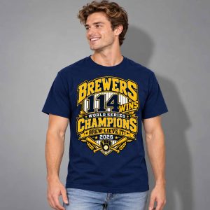 Brewers 114 Wins World Series Champs Shirt 2