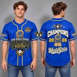 Brewers 2026 World Series Champions Baseball Jersey 2