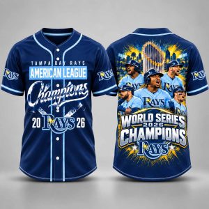 TB Rays 2026 American League Champions Jersey 1