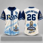 TB Rays World Series Champions 2026 Baseball Jersey