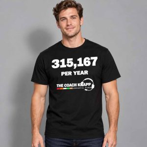 Washington Commanders 315,167 Per Year The Coach Knapp Shirt 2