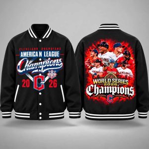 Guardians American League Champions World Series 2026 Baseball Jacket 1