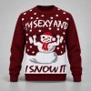 Ugly Christmas Sweater With Sexy Snowman 5 Ugly Christmas Sweater With Sexy Snowman 1