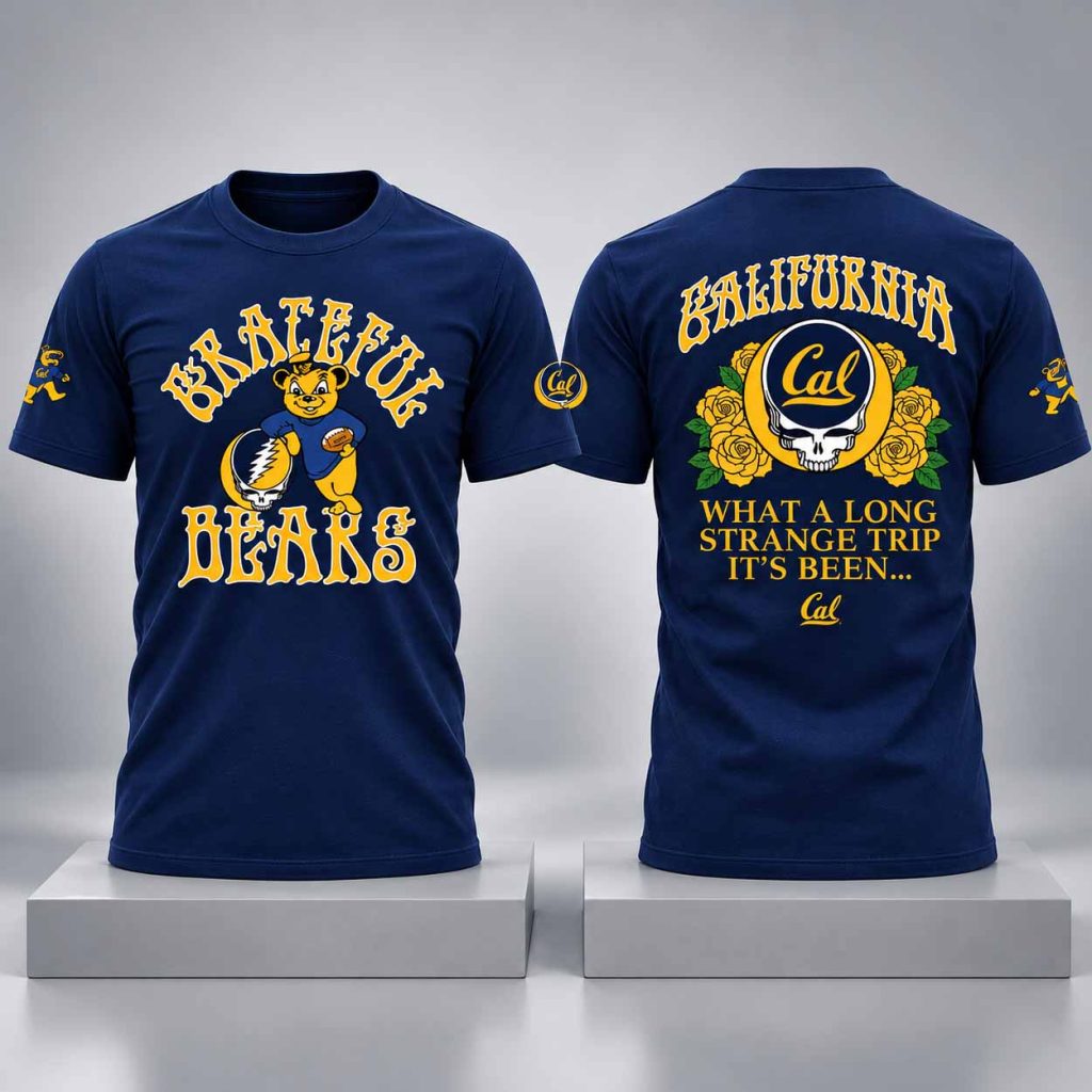 Cal Football Grateful Dead Bears What A Long Strange Trip Its Been 2026 Shirt 1