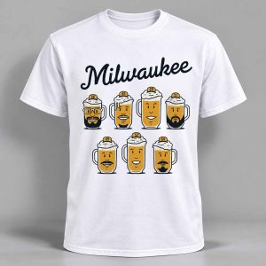 Brewers Beer Mugs With Player Numbers Baseball Shirt 1