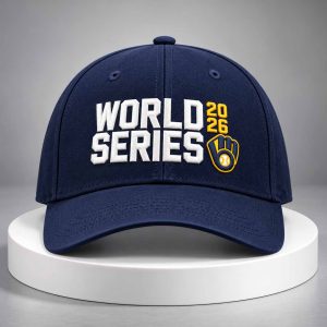 2026 Matthew Orzech Brewers World Series Hat 1