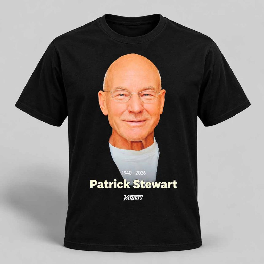 Variety Tribute To Patrick Stewart Professor Charles Xavier In X Men 1940 2026 In Loving Memory Shirt 1