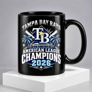 Rays 2026 World Series ALCS Champions Baseball Mug 1