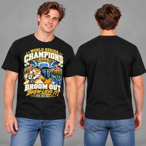 Brewers 4 0 Rays World Series Champions 2026 Broom Out Shirt 1