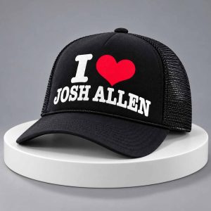 I Love Josh Allen 2026 Trucker Hat 1