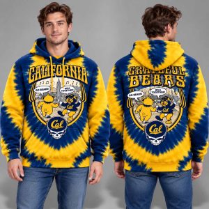 California Golden Bears Grateful Dead Night 2026 Tie dye Hoodie 2