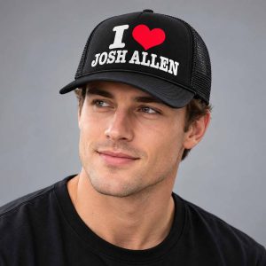 I Love Josh Allen 2026 Trucker Hat 3