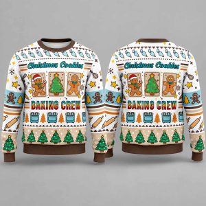 Christmas Cookie Baking Crew Ugly Christmas Sweater 1