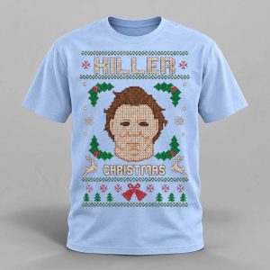 Killer Christmas DTF Transfer Ugly Sweater 1