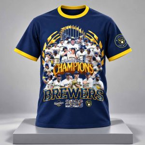 Brewers World Series Champs Team Rosters 2026 Shirt 1