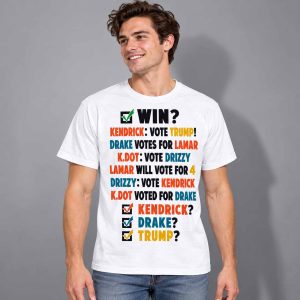 Funny Kendrick Drake Trump Vote Ballot Shirt 2