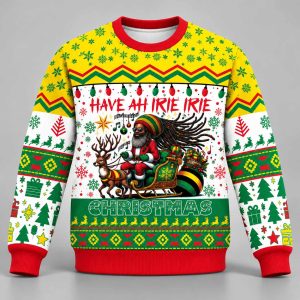 Have Ah Irie Christmas Ugly Sweater 1