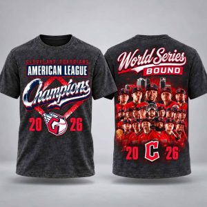 Guardians 2026 American League Champions World Series Bound Shirt 1