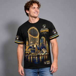 Brewers 2026 Skyline Trophy World Series Champions Shirt 2