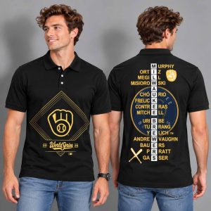 Brewers World Series 2026 Polo Shirt 3