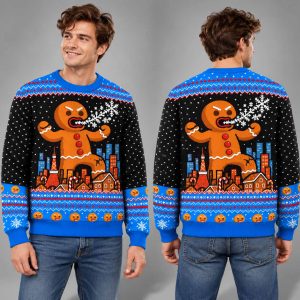 Christmas Gingerbread Monster Ugly Sweater 2