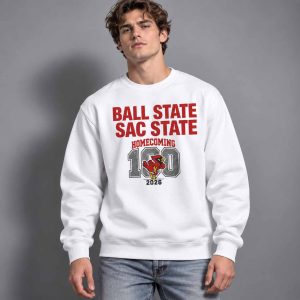Ball State Vs Sac State Homecoming 100 2026 Shirt 4